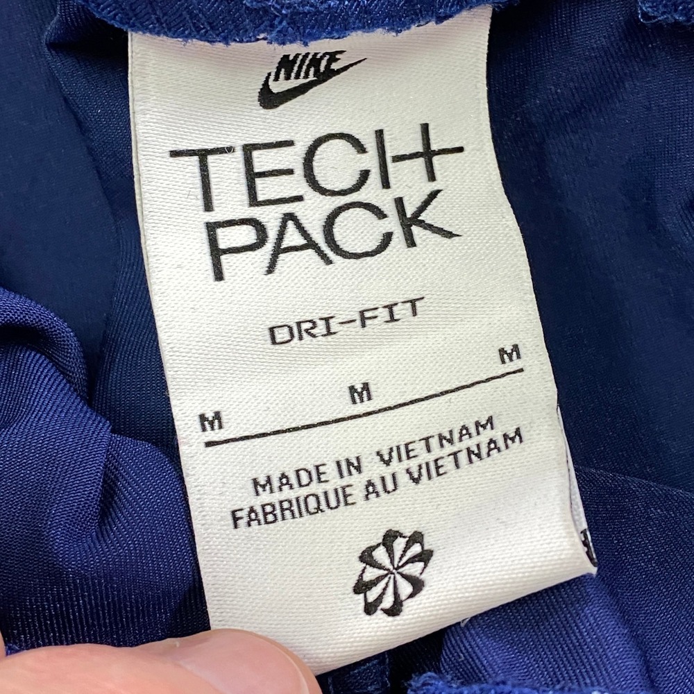 Nike Tech Pack Pants Mens M Gorpcore Polyester Tapered Blue Streetwear Active - Picture 3 of 9
